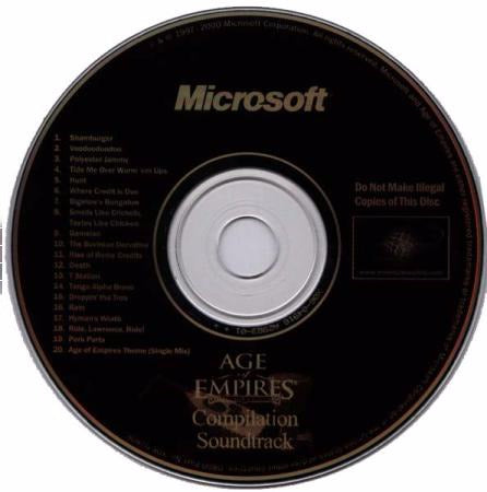 Age Of Empires: Compilation Soundtrack w/ No Artwork