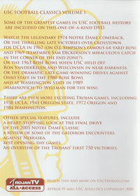 USC Football Classics Volume 1