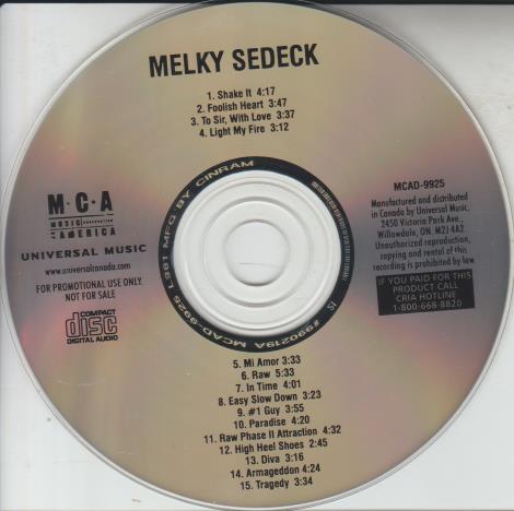 Melky Sedeck MCAD-9925 Promo