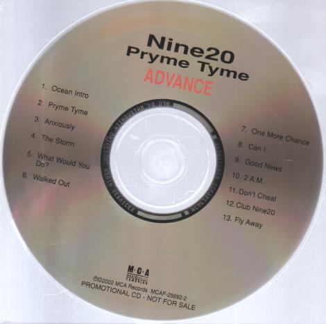 Nine20: Pryme Tyme Advance Promo