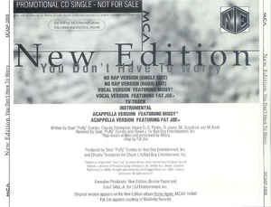 New Edition: You Don't Have To Worry Promo