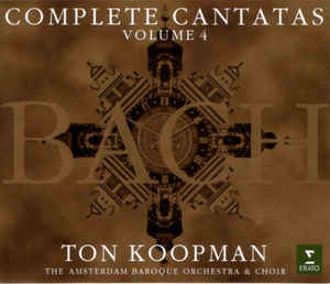 Bach: Ton Koopman: Complete Cantatas Volume 4 3-Disc Set w/ Booklet & Artwork
