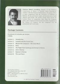The Great Courses: Great Masters: Mozart: His Life & Music 2-Disc Set - NeverDieMedia