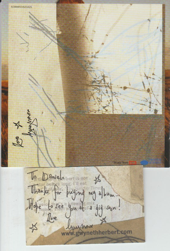 Gwyneth Herbert: Between Me & The Wardrobe w/ Autographed Artwork