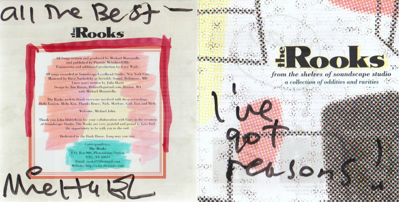 The Rooks: From The Shelves Of Soundscape Studio w/ Autographed Artwork