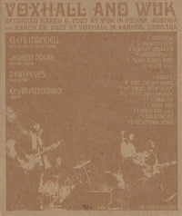 Eleni Mandell: Voxhall And Wuk: Live In Europe, Spring 2007 Autographed w/ Artwork