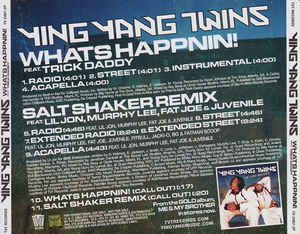 Ying Yang Twins: What's Happnin! / Salt Shaker Remix Promo