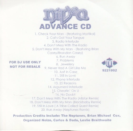 Nivea: Nivea Advance Promo w/ Artwork