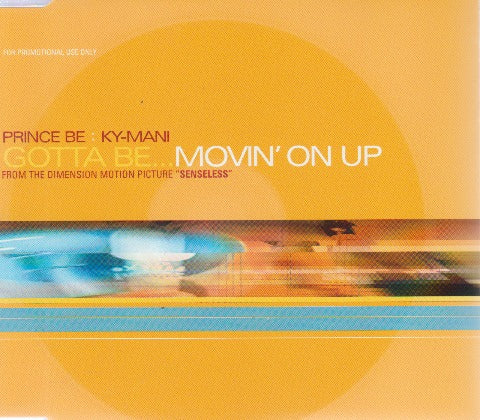 Prince Be: Gotta Be...Movin' On Up GVDJ-33518-2RE Promo w/ Artwork