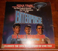 Star Trek Enterprise: The First Adventure By Vonda N. McIntyre Cardboard Display