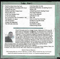 Luke: A Physician Examines The Life Of Jesus: A Study By Chuck Obremski Part 1