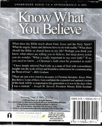 Know What You Believe: Connecting Faith & Truth Unabridged