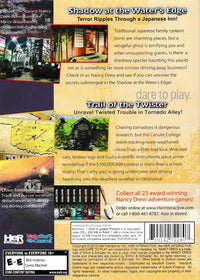 Nancy Drew: Shadow At The Water's Edge & Trail Of The Twister