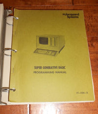 Jacquard Systems Super Generative & Interactive Basic Manuals