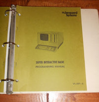 Jacquard Systems Super Generative & Interactive Basic Manuals