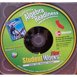 Glencoe California Algebra Readiness StudentWorks Plus