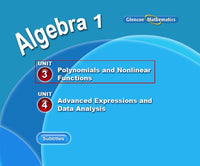 Glencoe Algebra 1: Super DVD 2-Disc Set w/ No Artwork