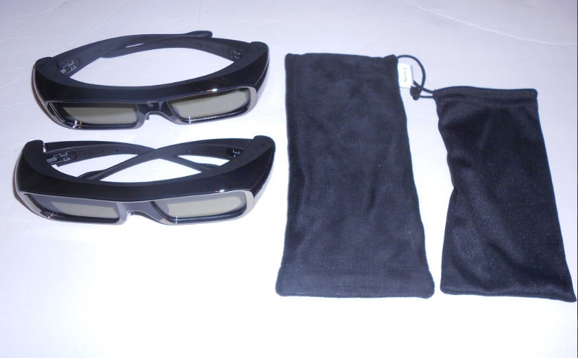 Sony TDG-BR100 3D Active Glasses Lot of 2
