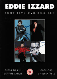 Eddie Izzard: Four Live DVD Box Set Autographed 4-Disc Set