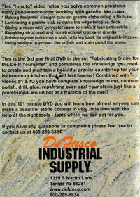 Defusco Industrial Supply: Fabricating Stone For The Do-It-Yourselfer: Glues & Sealers