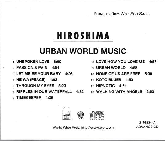 Hiroshima: Urban World Music Advance Promo