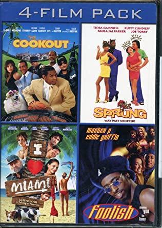 4-Film Pack: The Cookout / Sprung / I Love Miami / Foolish