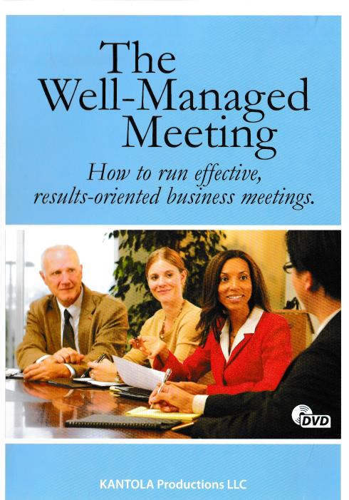The Well-Managed Meeting