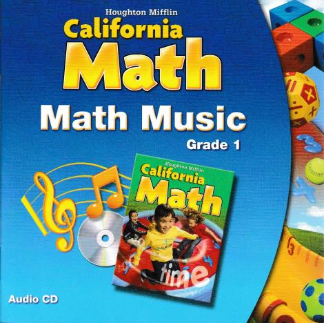 Houghton Mifflin California Math: Math Music: Grade 1 w/ Artwork