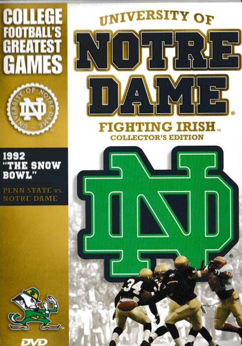 University Of Notre Dame Fighting Irish: 1992 The Snow Bowl Collector's