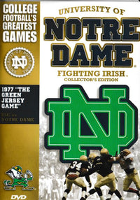 University Of Notre Dame Fighting Irish: 1977 The Green Jersey Game Collector's