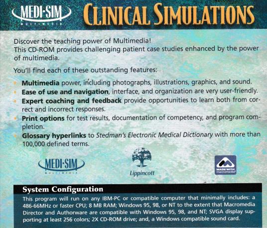 Clinical Simulations: Mental Health Nursing – NeverDieMedia