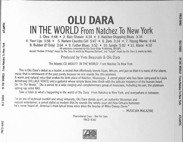 Olu Dara: In The World From Natchez To New York Promo