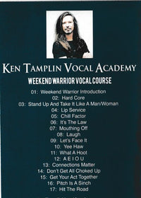 Ken Tamplin Vocal Academy: Weekend Warrior Vocal Course