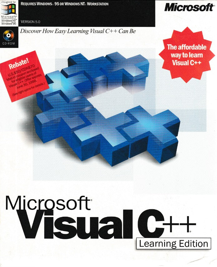 Microsoft Visual C++ 5.0 Learning w/ Manual