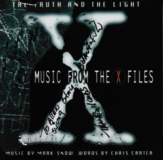 Music From The X-Files: The Truth & The Light w/ Steven Williams Autographed Artwork