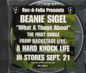 Beanie Sigel: What A Thug's About Promo w/ Artwork
