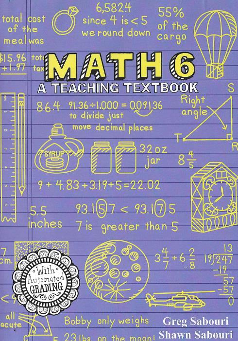 Teaching Textbook: Math 6 4-Disc Set – NeverDieMedia