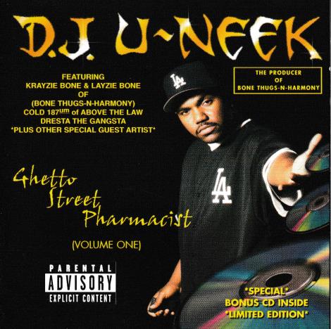 D.J. U-Neek: Ghetto Street Pharmacist  Volume 1 2-Disc Set w/ Artwork