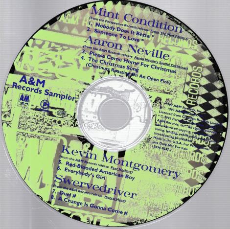 A&M Records Sampler 31454 8047 Promo