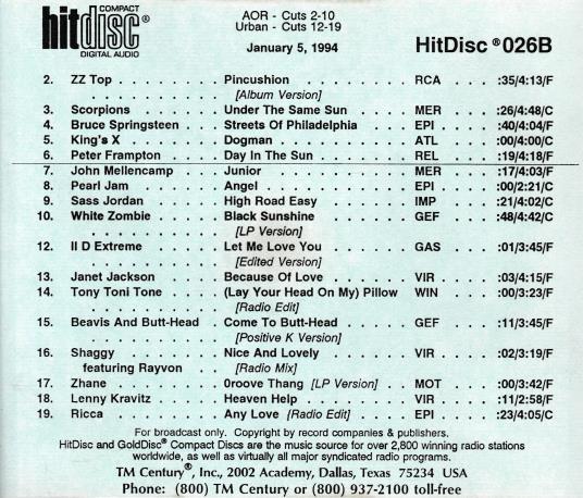 HitDisc 026B Promo