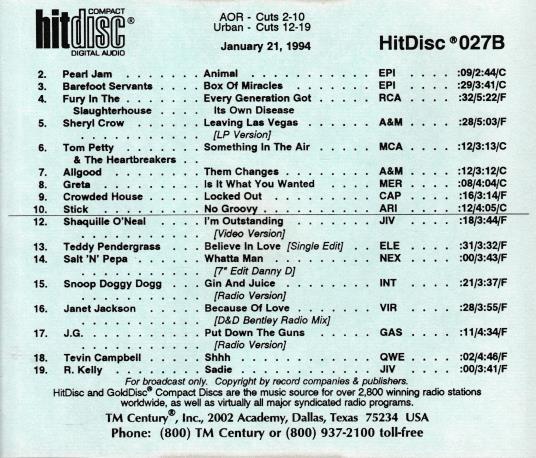 HitDisc 027B Promo