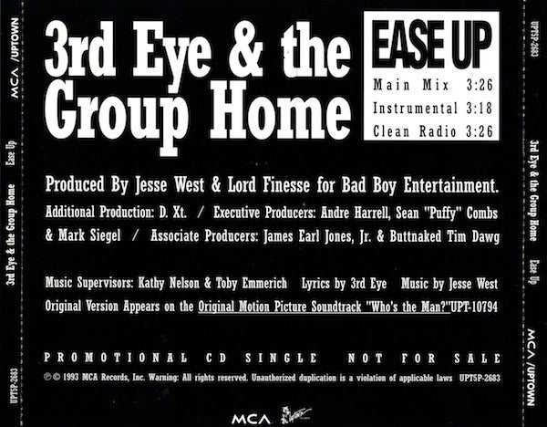 3rd Eye & The Group Home: Ease Up Promo