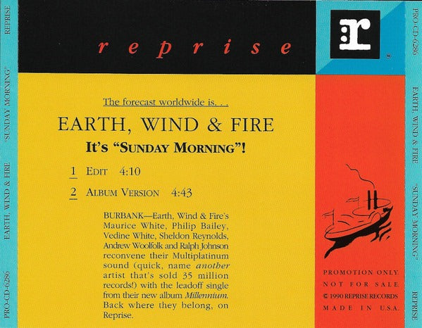 Earth, Wind & Fire: Sunday Morning Promo