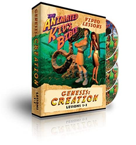 The Animated Kids Bible: Video Lessons: Genesis: Creation: Lessons 1-3 3-Disc Set
