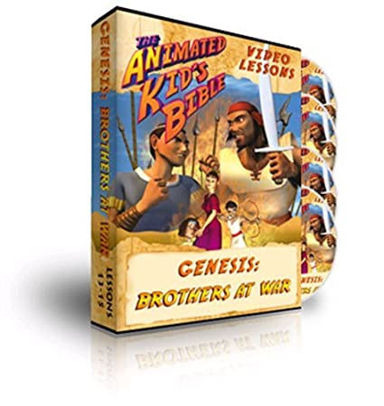 The Animated Kids Bible: Video Lessons: Genesis: Brothers At War: Lessons 13-15 4-Disc Set