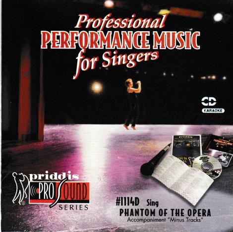 Professional Performance Music For Singers: The Phantom Of The Opera 1114D