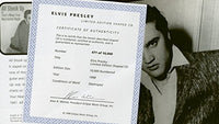 Elvis Presley: Limited Edition Shaped #2,601 w/ COA, Booklet & Stand