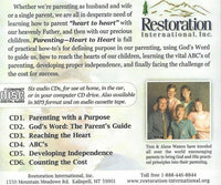 Parenting: Heart To Heart Incomplete 5-Disc Set