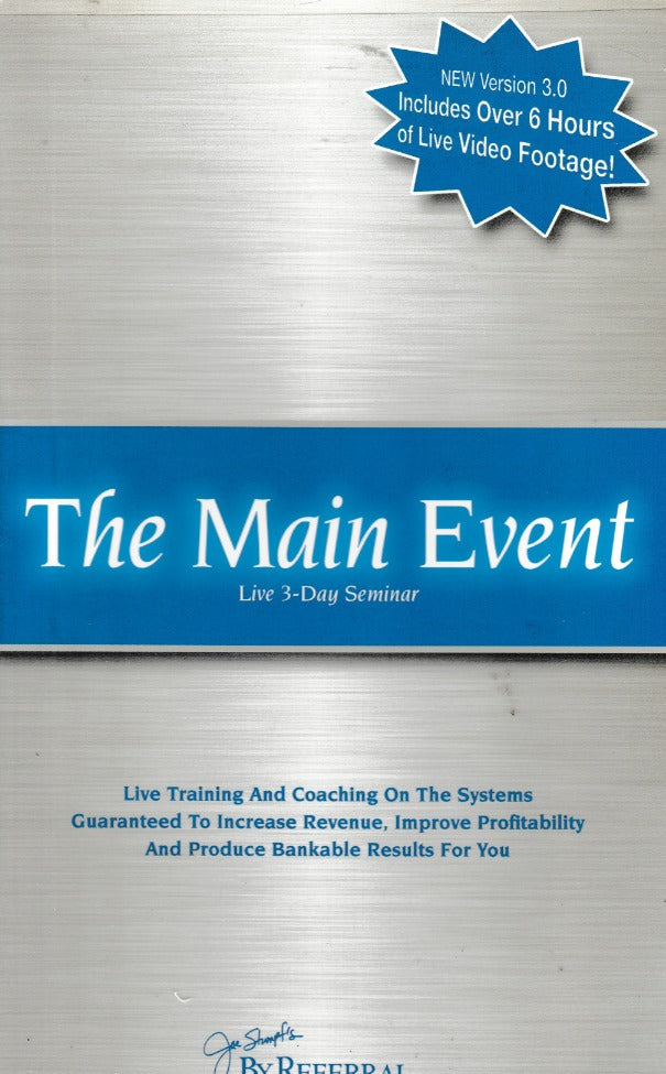 The Main Event: Live 3-day Seminar 24-Disc Set