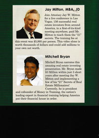 21 Secrets Of Real Estate Millionaires As Revealed By Their Attorney DVD Supplement